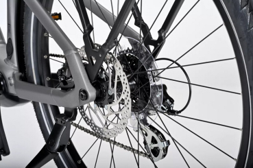 E-Bike Pedelec Winora "Yucatan X8" - quarz - matt - VORFÜHRRAD